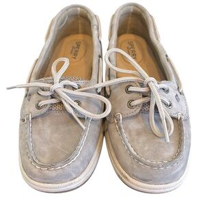 Sperry Women's Top Sider Laguna Grey Boat Shoes dock shoes size 7